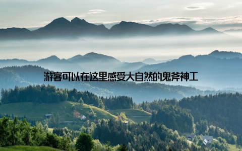 游客可以在这里感受大自然的鬼斧神工