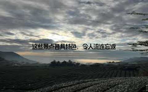 这些景点各具特色, 令人流连忘返