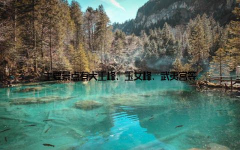 主要景点有大王峰、玉女峰、武夷宫等